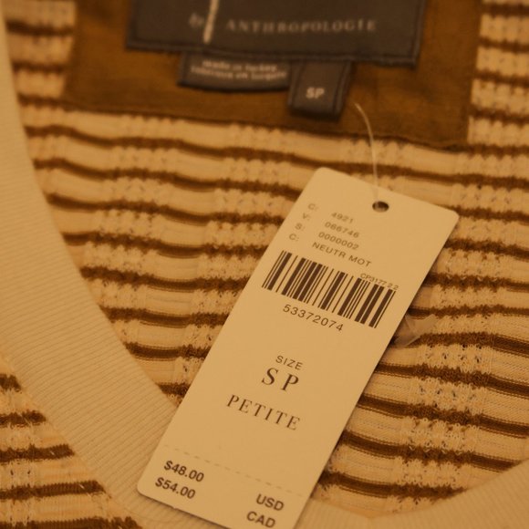 NWT Anthropologie Top Sz PS - Picture 3 of 3